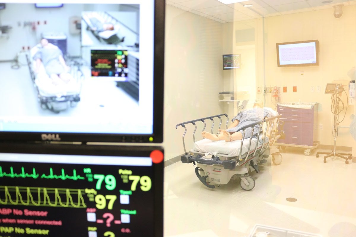 BMC Solomont Simulation Center featuring HPS (Human Patient Simulation): Control Rooms 1–4